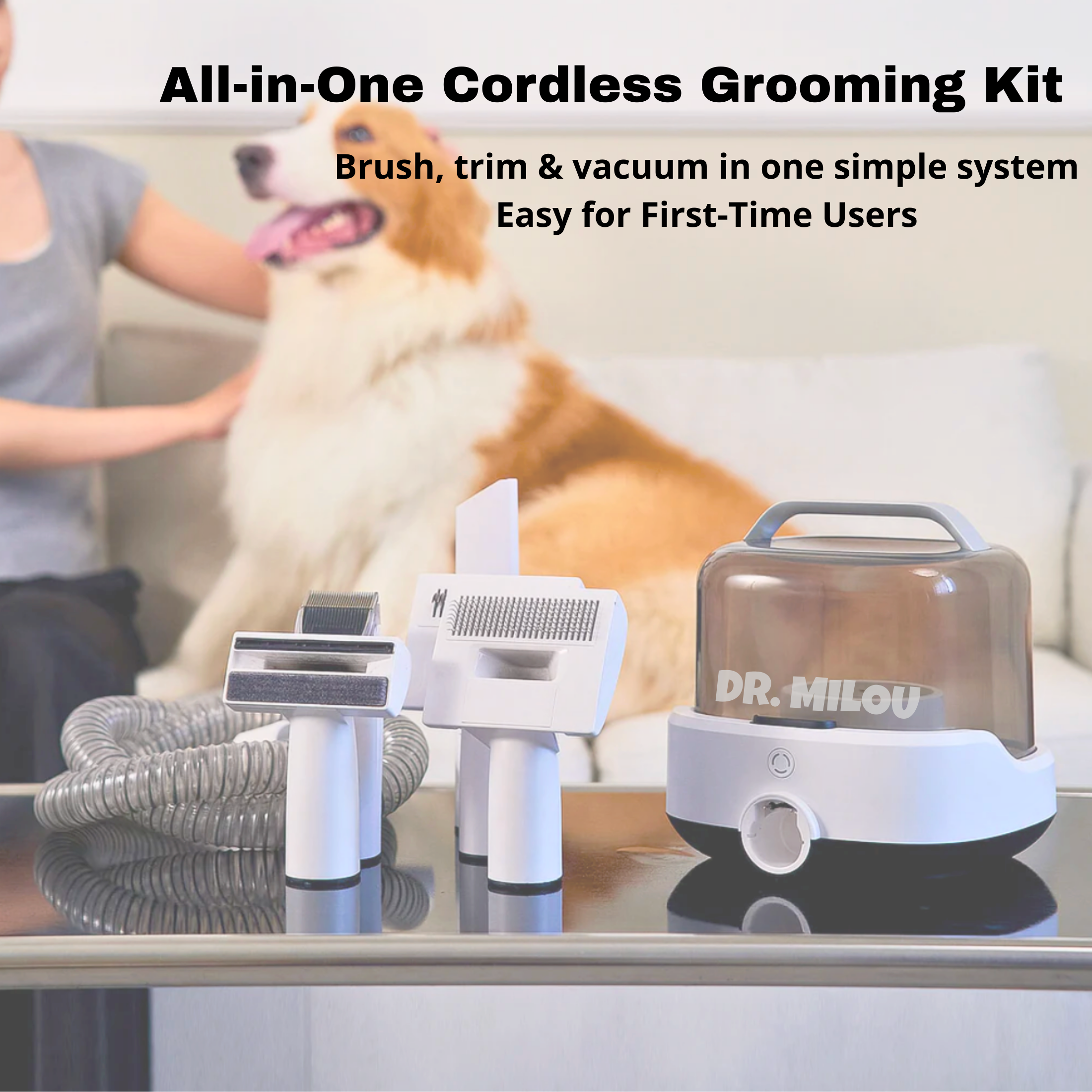 CalmCare Cordless Grooming Kit For Dogs